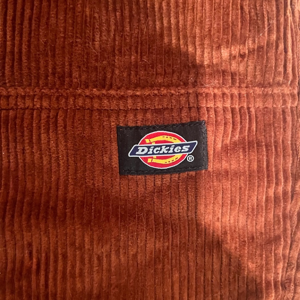 Dickies Men's Corduroy Pants in Rust Brown - Picture 2 of 5